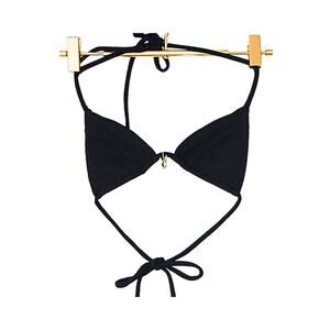 FAE HOUSE Playboy Honey Triangle Bikini Top - Black - XS